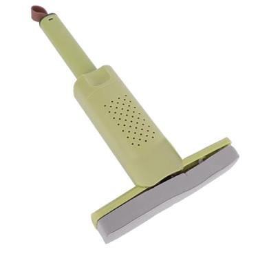 Imagem de TOPINCN Portátil Mini Limpezas Mop, Mini Esponja Mop Auto Espremedor Molhado Seco Absorvente Forte Auto Espremer Short Floor Cleanings System para Banheiro Cozinha (Verde)