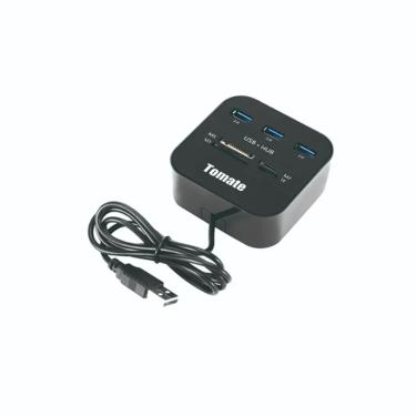 Imagem de Hub USB 2.0 com Leitor de Cartão MST-008 TOMATE