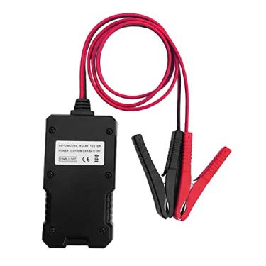 Imagem de Chusui Verificador eletrônico do relé do verificador da bateria de carro 12V com a ferramenta diagnóstica do relé dos grampos auto