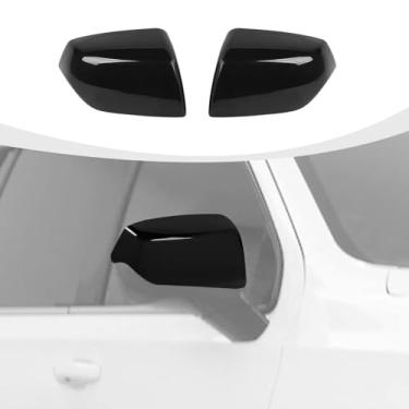 Imagem de RAZPOY Capa de espelho retrovisor lateral compatível com Chevy Silverado EV & Suburban & Tahoe e GMC-Yukon e GMC-Sierra EV e Cadillac Escalade 2020-2025, preto