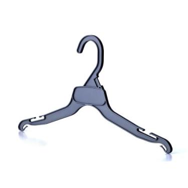 Imagem de Cabide blusa adulto/juvenil 35,6 cm kit Ioplast, Preto, 300 peças