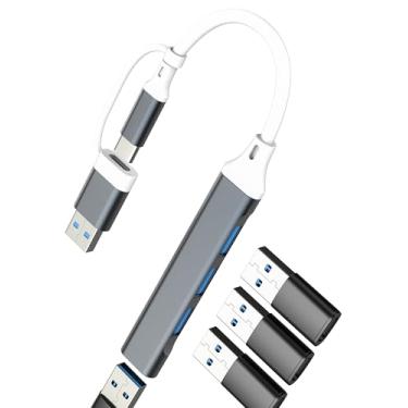 Imagem de Adaptador USB C USB-A para OTG (25.8 cm²) para Apple 3.0 Dongle para iPhone 16 15 Pro Max MacBook Laptop Thunderbolt Docking Station Extension para iPad PC Conversor Leitor de cartão compatível com