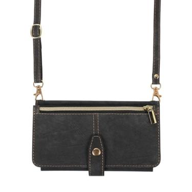 Imagem de MVVKKY Capa tipo carteira de couro para Galaxy A25 (para Galaxy A25/preto)