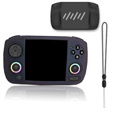 Imagem de Capa para ANBERNIC RG CubeXX, capa protetora de silicone NOUKAJU à prova de quedas, à prova de arranhões, à prova de choque, à prova de poeira, capa protetora para console de jogos portátil RG CubeXX