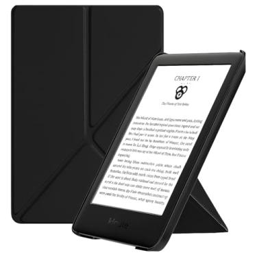 Imagem de Capa Para Kindle Origami 11ª Geração 6” (Modelos 2022 e 2024 – C2V2L3 e RS23CV) – Rígida com Suporte para Leitura – Auto Hibernação – Fechamento Magnético (Preto)