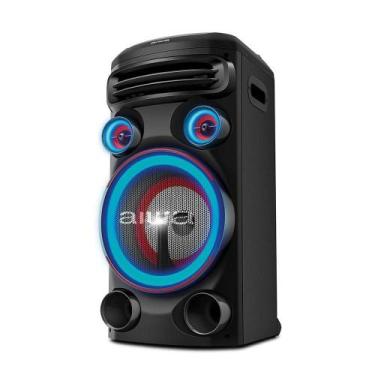 Imagem de Torre de Som Aiwa T1W-01B 1500W 1woofer10" Bt RGB USB FM DJ Bluetooth 