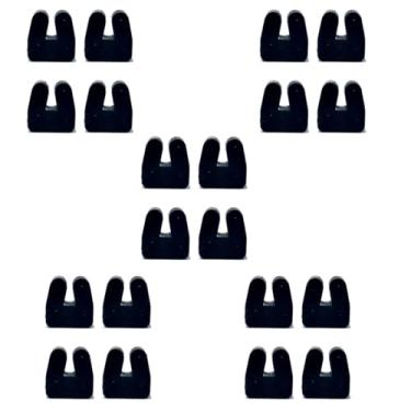 Imagem de Borracha da Trempe Grade Cooktop Fogão Eletrolux Philco Continental Chamalux Atlas Suggar Mueller - 20 Peças