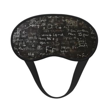 Imagem de Papel de parede Blackboard Máscara de dormir para mulheres homens máscara de dormir macia e confortável capa blackout para dormir para viagens, ioga, soneca, trabalho em turnos