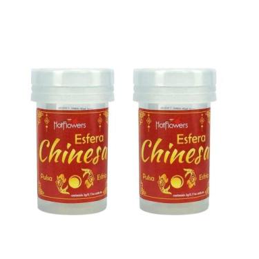 Imagem de Kit 2 potes Bolinha Hot Ball Esfera Chinesa 2 Unidades - Hot Flowers