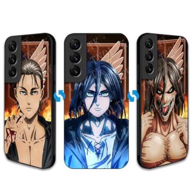 Imagem de Capa 3D Anime Motion para Galaxy S, capa de 6,1 polegadas, à prova de choque, macia, antiarranhões, mangá legal, intercambiável, compatível com SamGalaxy S (A03, Samsung Galaxy S25 Ultra)