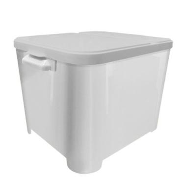 Imagem de Container Porta Ração Furacão Pet 15 Kg Furacão Pet, Branco