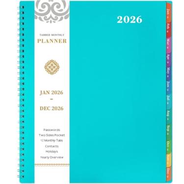 Imagem de Agenda mensal 2020-2021, Teal, 8.5" x 11"
