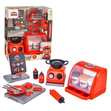 Imagem de Brinquedo Comida Oriental Kit Master Chef Fogão Com Luz e Som Infantil