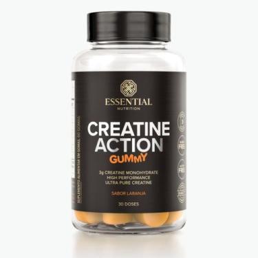 Imagem de Creatina Action Gummy Essential Nutrition - 60 gomas, Laranja