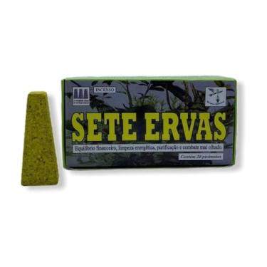 Imagem de Incenso Defumador De Ambiente 7 Ervas Caixa Com 20 Unidades - Oferta