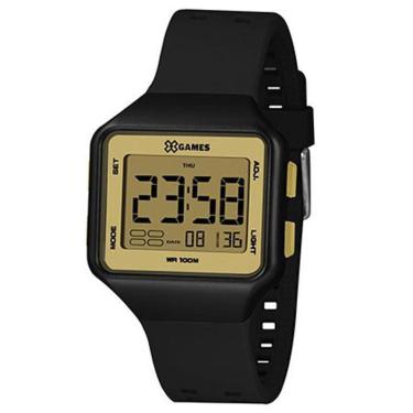 Imagem de Relógio X-Games Xlppd039 Cxpx Masculino Preto E Dourado