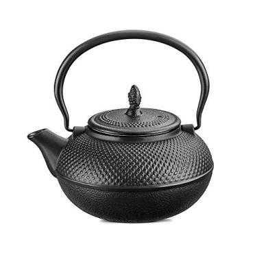 Imagem de MTA - Chaleira na Cor Preta Esmaltada, n° 18 de 1,5 Litros, Linha Ferro Fundido.