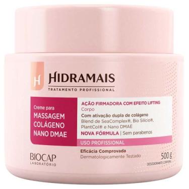 Imagem de Creme para massagem Hidramais Colágeno Nano DMAE, 500g