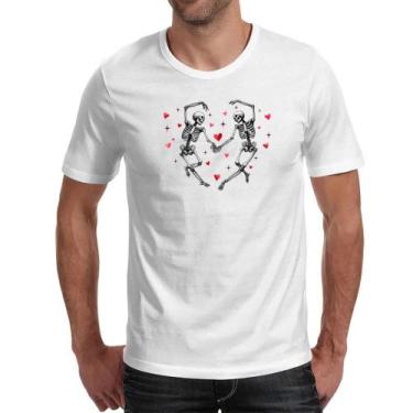 Imagem de Camiseta Unissex Coracao Esqueletos - Alearts, M