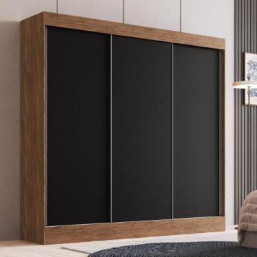 Imagem de Guarda-Roupa Casal 3 Portas de Correr 4 Gavetas Multimóveis CR35384, C