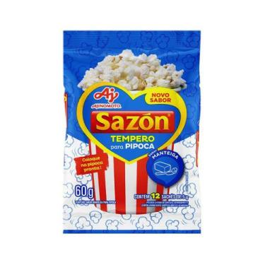 Imagem de Tempero Para Pipoca Sabor Manteiga Sazón 60g - Ajinomoto