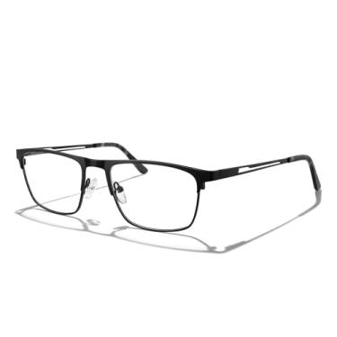 Imagem de OLIEYE Óculos de leitura unissex para mulheres e homens, óculos com bloqueio de luz azul, óculos de leitura para computador com dobradiça de mola (preto, 375,00)