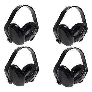 Imagem de 2X Kit 4 Abafador Ruído Tipo Concha Protetor Auricular Ouvid