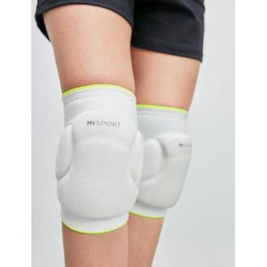 Imagem de Joelheira Com Proteção Flyer - N1 Sport, Branco, Verde, P