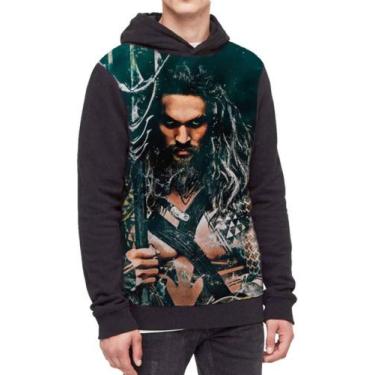 Imagem de Moletom Com Capuz  Aquaman Ref:304 - smoke, Preto, P