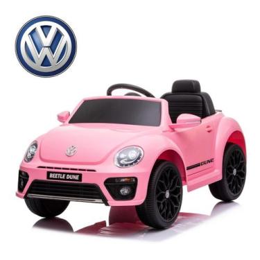 Imagem de Mini Carro Elétrico Infantil 6v Importway Volkswagen Beetle Dune Passe