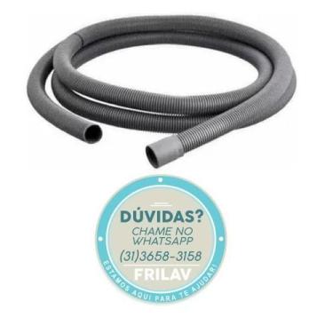 Imagem de Mangueira de Saída Reta 2,00m para Lavadoras Brastemp e Electrolux Ant