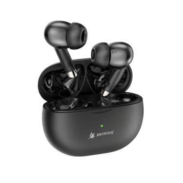Imagem de Fone de Ouvido Bluetooth 5.4 Sem Fio TWS – Microfone Embutido, Cancelamento de Ruído, Bateria Longa, IPX4 à Prova D’Água, Design Esportivo Ergonômico, Compatível com iPhone e Android (Preto)
