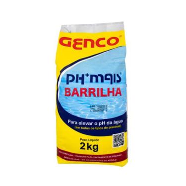 Imagem de kit 3 unid. Elevador de ph barrilha Genco PH Mais - 2kg