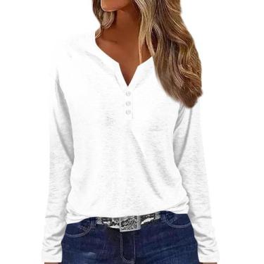 Imagem de Camisas de manga comprida para mulheres COTECRAM 2024 Fall Fashion