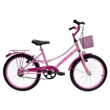 Imagem de Bicicleta Aro 20 Bike Infantil Feminina Retrô Saidx Belinha Rosa C-aces Pink