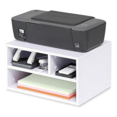 Imagem de Organizador de Mesa para Impressora 45cm Estante de Armazenamento com 