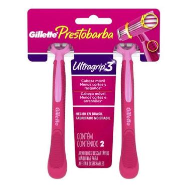 Imagem de Barbeador Gillette Prestobarba UltraGrip3 2 un