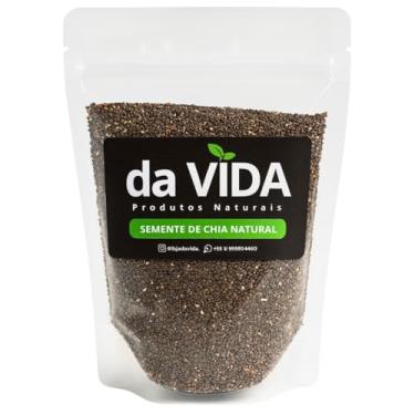 Imagem de Semente de Chia Natural Embalagem Premium Zip Lock - da VIDA (500g)