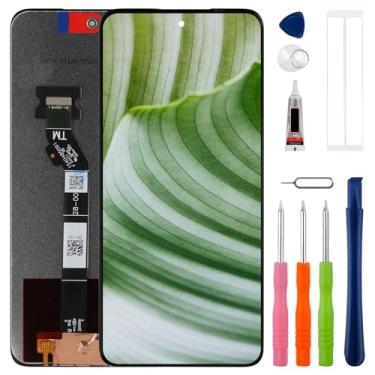 Imagem de SWARK Novo visor LCD de 16,72 cm para Moto G15 XT2521-3 Substituição do conjunto de digitalizador de tela sensível ao toque com kit de ferramentas de reparo atualizado - preto