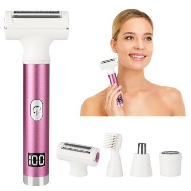 Imagem de Barbeador elétrico Beanify 2025 Wet/Dry Lady Shaver IPX7 Brown