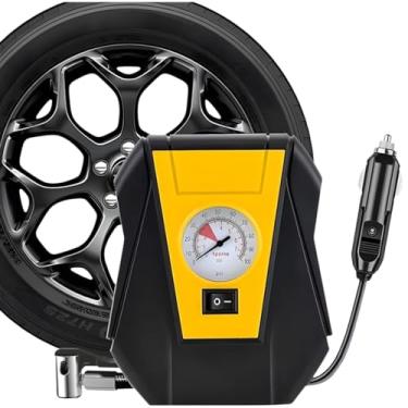 Imagem de Compressor De Ar Portátil Para Pneu De Carro Moto Bicicleta