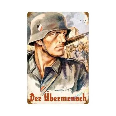 Imagem de Placa De Metal Vintage Alemã Para Decoração De Casa, Bar, Garagem, Caf