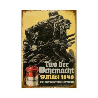 Imagem de Placa De Metal Vintage Alemã Para Decoração De Casa, Bar, Garagem, Caf