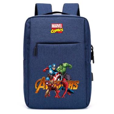 Imagem de Mochila Escolar Infantil Estampa DTF Diversas Super Herois Mv Com Entr