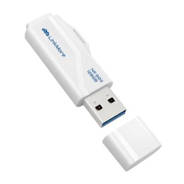Imagem de LinkMore Pen drive NR G03 128 GB USB 3.2, pen drive USB 3.1/3.0, velocidade de leitura de cartão de memória de até 100 MB/s