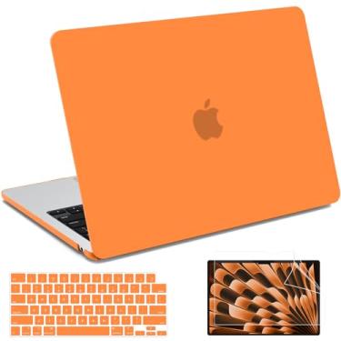 Imagem de B BELK Compatível com MacBook Air 13 polegadas 2025 M4 M3 M2 (modelo A3240/A3113/A2681), [100% compatível com a cor oficial] Capa rígida para laptop + capa de teclado e tela para MacBook Air 13,6
