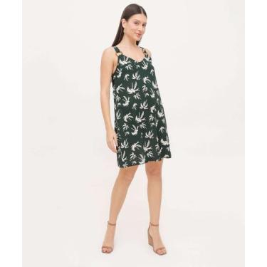 Imagem de Vestido Regata Feminino Estampado Argola Marisa-21002, Verde, G