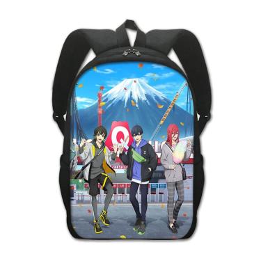 Imagem de Mochila escolar Blues Locks Anime School Polyester 29x12.5x42cm
