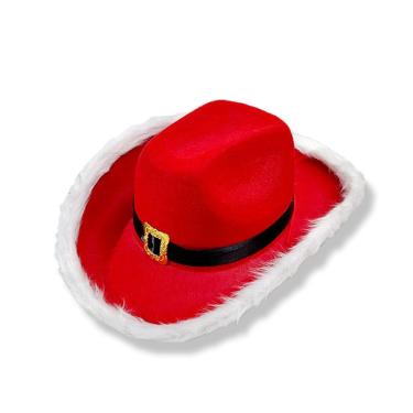 Imagem de Chapéu de cosplay Christmas Cowboys, fantasia e chapéu para adultos e crianças