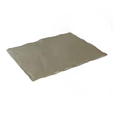 Imagem de Tapete Gelado Refrescante para Pet em Nylon, Resfriamento Automático, Impermeável, Resistente a Unhas, Antibacteriano, Antifúngico, Portátil (Cáqui, Tap Ret M)